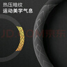 绅创【奥迪翻毛汽车方向盘套】A4L/A6L/Q3/Q5/Q5L/D形防滑超薄把套 实拍图