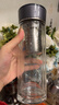 膳魔师（THERMOS）双层玻璃杯400毫升男女士茶水分离水杯泡茶杯带茶漏TCGE-400D GY 实拍图