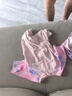 特步（XTEP）儿童泳衣女童分体式速干透气游泳衣小中大童温泉泳装女 粉色130 实拍图