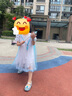 斯纳菲女童皮鞋春秋爱莎公主鞋儿童水晶鞋中大童演出鞋软底鞋冰雪蓝31 实拍图