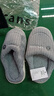 2025踩屎感棉拖鞋女士厚底防滑冬季外穿居家情侣保暖学生男宿舍 小熊小兔棉拖-灰色 38-39 适合37-38 实拍图