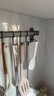 加度枪灰厨房挂钩免打孔挂杆厨房置物架壁挂式排钩锅铲勺子刀架收纳架 实拍图