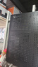 木格格电竞房洞洞板黑色墙上置物架书房上方电脑桌墙面挂板收纳铁艺装饰 【黑色 】40*60cm送金属挂钩10个 实拍图