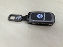 绅创大众钥匙套帕萨特速腾迈腾朗逸新锐plus途观L探岳宝来polo车扣壳 A款【铂金灰】+【复古黑扣】 请核对款式下单 实拍图