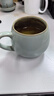 雅瓷汝窑陶瓷茶水分离杯家用带盖带中漏办公室泡茶杯同心杯 汝窑同心杯290ml1只 实拍图