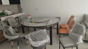 梓屋餐桌家用加厚岩板餐桌椅组合方圆两用餐桌813#1.5米桌+101皮椅*8 实拍图