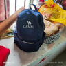 骆驼（CAMEL）可折叠旅行包大容量背包出差行李袋手提短途旅游健身收纳袋  藏蓝 实拍图