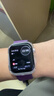 Apple/苹果 Watch Series 10 智能手表GPS款42毫米玫瑰金色铝金属表壳梅子色回环式运动表带MX1X3CH/B 实拍图