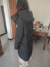 波司登（BOSIDENG）25新款羽绒服女款中长款90绒商场同款可脱卸帽外套B250246064DS 黑色|8056 卡码拍大 L 170/92A 体重约120-140斤 实拍图