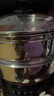 志高（CHIGO） 加厚定时电热锅电锅多功能炒煮一体锅家用电炒锅电蒸锅电火锅电煮锅多用途 定时款（28CM一蒸笼） 实拍图