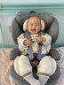 bebelock儿童安全座椅汽车用9个月-12岁宝宝车载坐椅增高垫可折叠通用便携 太空灰-isofix接口款 i-Size认证 实拍图