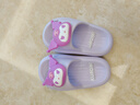 猪爸爸儿童拖鞋女童夏季2025新款室内防滑6-12岁三丽鸥宝宝亲子拖鞋紫16 实拍图