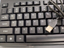 联想（Lenovo）KM210键盘鼠标套装 有线键鼠套装 全尺寸商务办公  笔记本电脑键盘台式机一体机 黑色 实拍图