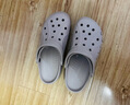 卡骆驰（CROCS）洞洞鞋贝雅男鞋女鞋轻便耐磨一脚蹬拖鞋休闲鞋|10126 卵石色-2V3 37 /38(230mm) 实拍图