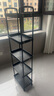 小推车置物架厨房落地卧室多层婴儿零食移动浴室卫生间收纳储物架 25CM宽【5层黑】送挂钩+贴纸 实拍图
