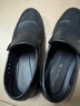 红蜻蜓男鞋皮凉鞋夏季镂空透气软底爸爸鞋真牛皮鞋子 黑色 38 实拍图