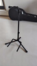 Asanasia架吉他架立式贝斯支架民谣吉他支架电吉他架多色可选 黑色立架+变调夹+调音器 实拍图