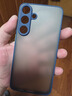 皮壳士  三星S25ultra手机壳镜头全包防摔GalaxyS24超薄磨砂肤感简约时尚散热高端轻奢保护套男女外壳 蓝色 三星GalaxyS25+ 实拍图