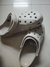CROCS卡骆驰洞洞鞋贝雅男鞋女鞋轻便耐磨一脚蹬拖鞋休闲鞋|10126 卵石色-2V3 45 (290mm) 实拍图