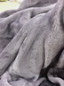 网易严选 毛毯毯子盖毯午睡毯绒毯撸猫轻便保暖办公家用 【A类基础款】深空紫 1.0*1.4m 实拍图