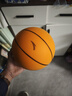 安踏静音篮球3号儿童拍拍球室内无声儿童训练玩具球软皮球静音球 橙色 实拍图