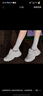 斯凯奇（Skechers）女鞋秋冬小白鞋蕾丝休闲运动熊猫鞋黑色增高厚底老爹鞋11959 白色/WHT 39 尺码偏小半码，建议选大半码 实拍图
