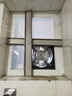 工业排气扇厨房油烟换气扇静声排风扇卫生间挂窗式强力抽烟机风扇 8寸黑色-安装孔径210-220mm 实拍图