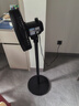 美的（Midea）电风扇落地扇台扇家用大风量电扇宿舍轻音低噪台式桌面两用节能 【加高机身 风大音轻】曜石黑 实拍图