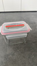 Glasslock进口钢化玻璃手提型便携大容量冰箱冷藏保鲜收纳盒密封防潮2500ml 实拍图