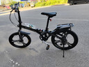 永久折叠自行车山地车成人女式便携双减震小型变速男学生成年大人单车 黑色 22寸 7速 一体轮 实拍图