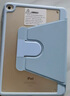 智思慧适用2025款Apple iPadAir11英寸保护套air7/6/5/4 苹果平板Pro11旋转支撑透明壳硅胶全包皮套 蓝色 实拍图
