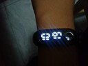 电子手表女生男生运动防摔夜光只看时间手环 米奇 黑色 实拍图