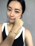雷欧时（NEOS）2025新款小金表送女友瑞士进口机芯手表女士轻奢复古品牌手链表女 30784L月牙金带白面 13mm 实拍图