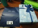 柯柯安礼品盒生日礼盒空盒大号礼物包装盒男生盒子情人节高级感礼物盒 蓝色烟雨 5号28*20*8.5cm 实拍图