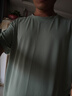 真维斯（Jeanswest）冰丝短袖T恤男夏季纯色体恤衫宽松大码运动健身半袖男士速干上衣 实拍图