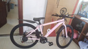 山地自行车女款成人男款男士变速公路减震单车女式初中学生青少年 钢架辐条-少女粉【加粗硬叉】 26寸21速 实拍图