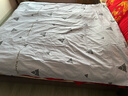 花熙雨100%全棉被套单件 1.5米单人纯棉被罩150斜纹条纹格子双人大被套 EZ拉菲-特 200*230cm单件被套 实拍图