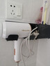 甜柠檬吹风机置物架 卫生间浴室免打孔电吹风支架多功能壁挂式吹风机架 典雅黑置物架【升级款】 实拍图
