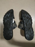 欧伦啄木鸟凉鞋男外穿防滑防臭沙滩鞋厚底耐磨秋季开车凉拖两用鞋 深灰色 【舒适按摩底】 40 【偏小一码，适合39码脚】 实拍图