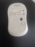 罗技（Logitech）M221 轻音鼠标 无线鼠标 办公鼠标 对称鼠标 带无线微型接收器 米白色 实拍图