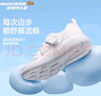Skechers斯凯奇童鞋运动鞋男女儿童鞋魔术贴秋冬鞋中大童跑步鞋405315L 【透气款】女童-白色/WHT 32 实拍图