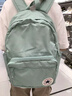 双肩包大容量休闲学生百搭背包运动电脑包校园书包旅行高品质男女 2679绿色 实拍图