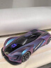 赟娅儿童遥控车男孩四驱漂移赛车电动玩具车模型充电汽车耐摔炫酷跑车 20cm 【升降侧尾翼】以太超跑 珠光紫 中秋国庆节生日礼物彩盒 实拍图