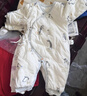 童泰新生婴儿衣服连体衣夹棉秋冬季0-6月初生宝宝纯棉加厚哈衣爬服 郊游企鹅 59cm (建议1-3个月身高55-60cm) 实拍图