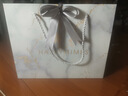 欧斯若 3个装韩版礼品袋 大理石纹包装袋商务礼物袋节日婚庆服装店纸袋 3个装 银灰色中号25x12.5x20 实拍图