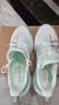 特步两千公里三代跑鞋男子运动鞋网面透气轻便减震耐磨体考男跑步鞋 经典白/淡果绿/水鸭青 39 (240mm) 新法码39（男） 实拍图