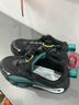 特步儿童童鞋男童中大童防滑缓震支撑轻便舒适四季百搭网革魔术贴跑鞋 黑 【9550四季密网款】 37 码 实拍图