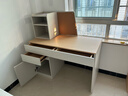 林氏家居现代简约伸缩书桌椅小户型办公桌林氏木业OV1V【原木色】书桌 实拍图