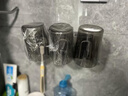 创京懿选牙刷架子置物架免打孔牙杯刷牙杯漱口杯子壁挂式家庭一家四口套装 灰色/牙刷杯架双人+两杯可拆卸易 实拍图