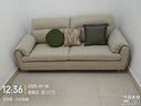 林氏家居可拆洗棉麻沙发客厅新款现代简约直排沙发实木脚林氏木业BS183 奶油色|2.1米|透气仿棉麻 实拍图